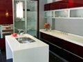 Modern stylish pure acrylic solid surface furniture kitchen counter top 1