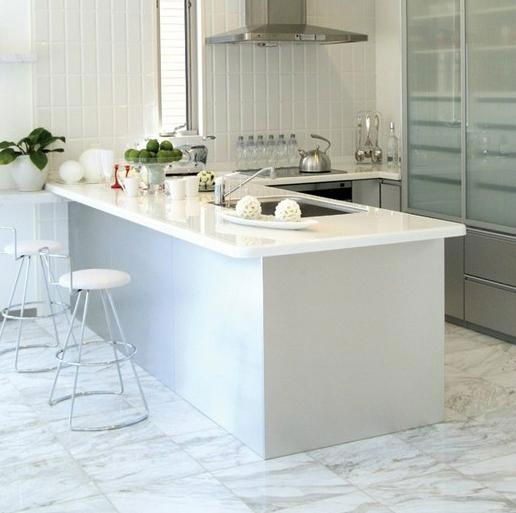 Modern design pure acrylic solid surface furniture kitchen counter top
