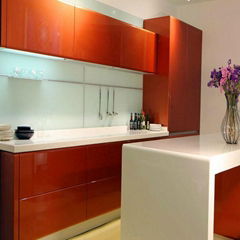 Modern design pure acrylic solid surface furniture kitchen counter