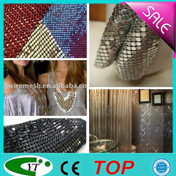 Fashionable and beauty metal sequin cloth