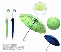 Auto Open Umbrella 21"