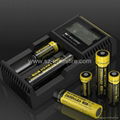 Nitecore D2 LCD 2 bay universal smart charger 3