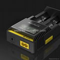 Nitecore D2 LCD 2 bay universal smart charger 2