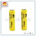 Button top best quality Mainifire 18650 40A 3000mah yellow battery for ego e cig 1