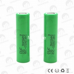 Authenic SAM INR18650-25R 3.7V 25A INR 25R rechargeable battery