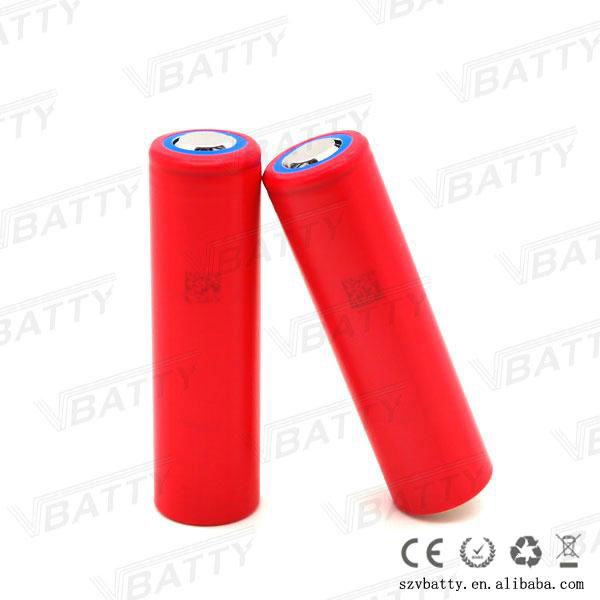 High capacity Sanyo NCR18650GA 3500mah 3.7v flashlight battery 5