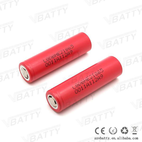  LG HE2 18650 2500mah 35a battery 2