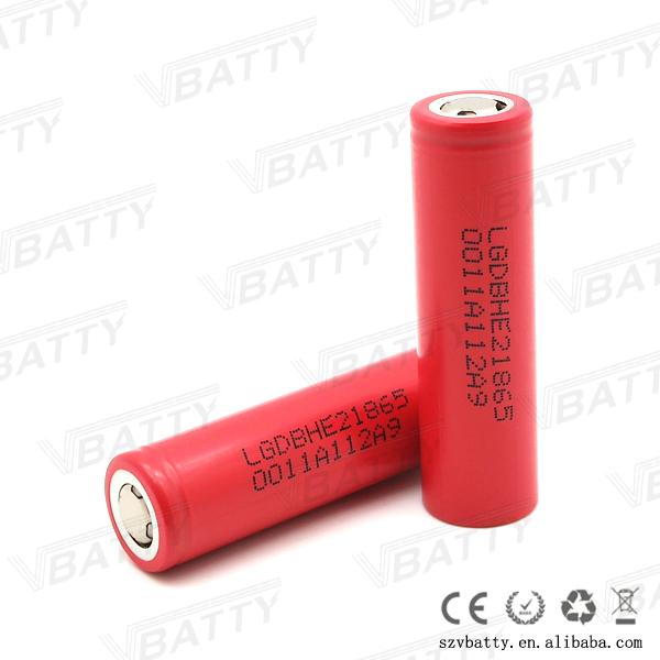  LG HE2 18650 2500mah 35a battery 4