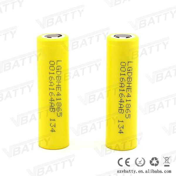 LG HE4 18650  2500mah 35A 2