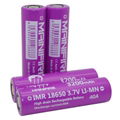 Original Mainifire IMR18650 3200mAh 40A 3.7V Purple rechargeable Lithium battery 4