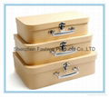 paperboard suitcase with metal handle  8