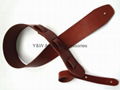 Full Grain Vegetable Leather Guitar Strap Guitar Belt 2" Wide 3