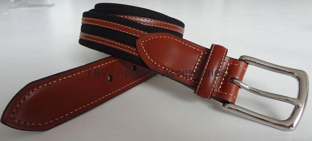 32mm Men's Canvas Belt Genuine Leather Belt 2