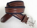 Men Cloth Accessories, Canvas Leather Belt 