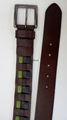 High Quality Full Grain Leather Lacing Belt