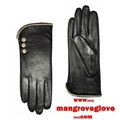 Ladies fashion leather gloves 1