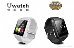 Waterproof touch screen android U8 smart watch 