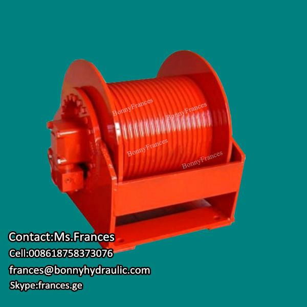 5 ton hydraulic compact winch with free fall fuction GH3000