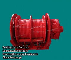 8 ton double drum hydraulic winch GW4