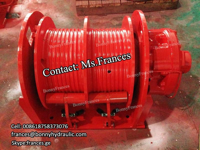 8 ton double drum hydraulic winch GW4 2