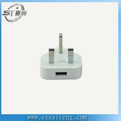 UK plug wholesale cellphone charger