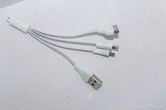 best selling with high quality multi head cable for smart phone