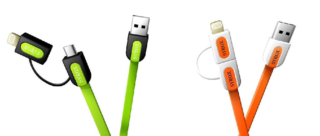 DIY wholesale multi head usb cable for smart phone 2