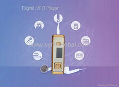 new design best selling 8GB glod usb mp3 player