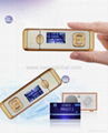 new design best selling 8GB glod usb mp3 player 4