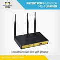 F3B32 3G Industrial Wireless Dual SIM Card Load Balance 4 Lan ethernet port rout