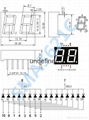 5621双位LED数码管二位共阴共阳七段屏红色光