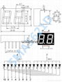 5621雙位LED數碼管二位共陰共陽七段屏紅色光 5