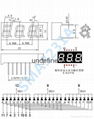 0.32英吋三3位數碼管動態共陽紅光SMA3231BH 4