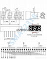 0.32英寸三3位数码管动态共阳红光SMA3231BH