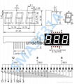 0.56寸三3位七段数码管 动态共阴led红光SMA5631AH