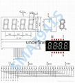0.39寸四4位七段數碼管共陰共陽LED顯示器SMA3941AH 2