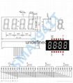 0.39寸四4位七段數碼管共陰共陽LED顯示器SMA3941AH 3