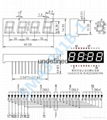 0.39寸四4位七段數碼管共陰共陽LED顯示器SMA3941AH 5