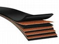 Deeply Inclined Patterned Rubber Conveyor Belt for Gravel 1