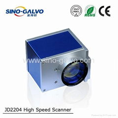 JD2204 CE marked high speed galvo head for laser marking machine