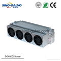 30w rf metal co2 laser tube from China 