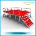 High quality aluminum portable stage for
