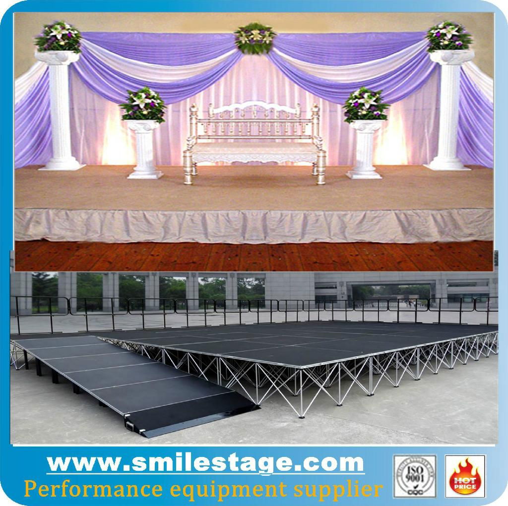 High quality aluminum portable stage for sale  3