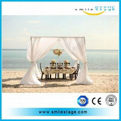 Wedding decoration curtain design pipe and drape kits