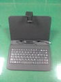 2014 new style black leather keyboard for 7 inch tablet PC keyboard 1