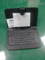 2014 new style black leather keyboard for 7 inch tablet PC keyboard 2