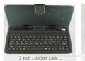 2014 new 7 inch wired tablet PC leather keybaord