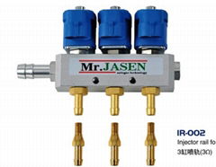 LPG/CNG Injector rail for conservation kits