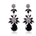 Long zircon drop fashion stud earrings 5