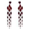 Fashion stud earrings made of 3A zircons 3